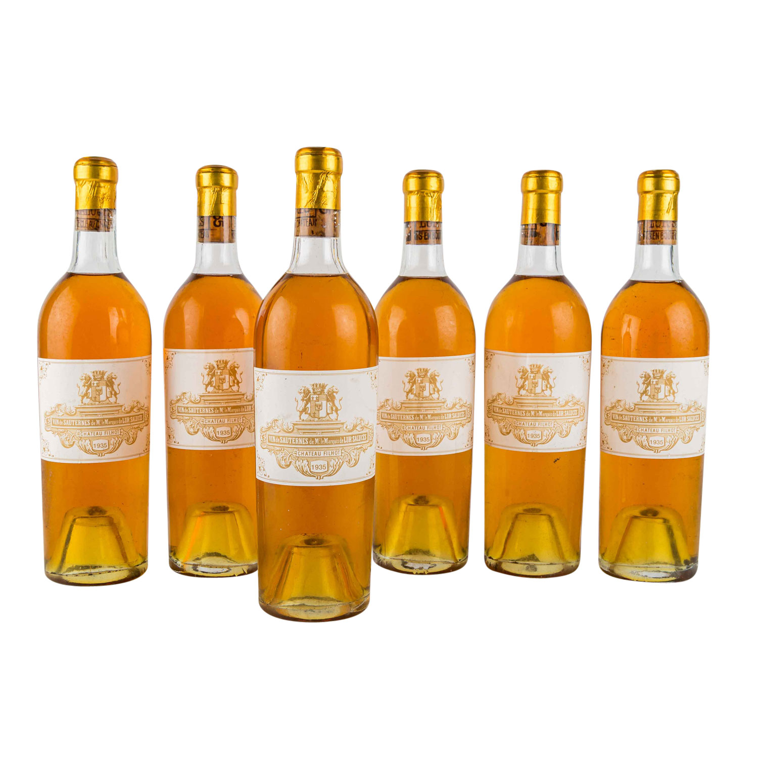 CHÂTEAU FILHOT 6 Flaschen "Vin de Sauternes" 1935,