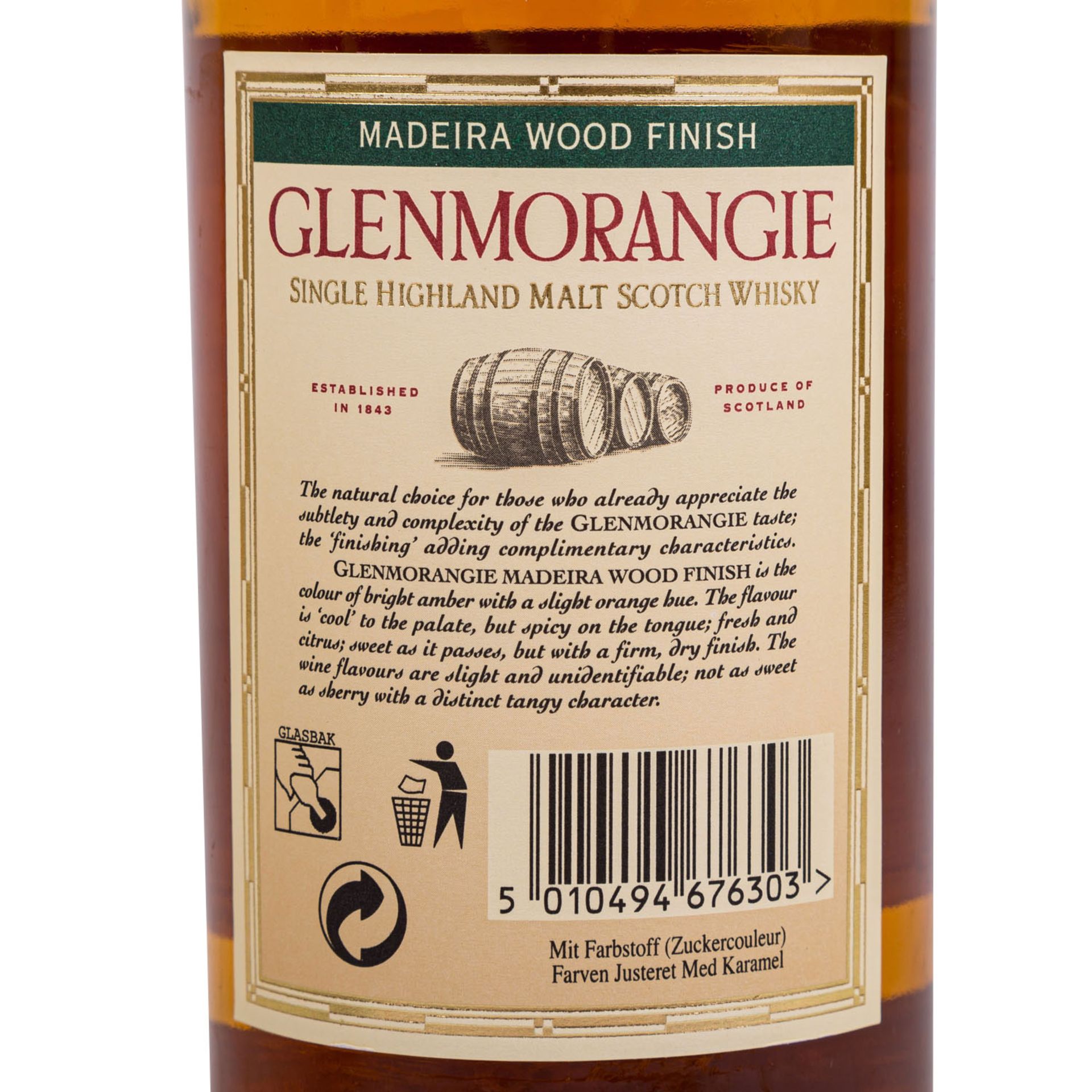 GLENMORANGIE MADEIRA WOOD FINISH Single Malt Scotch Whisky - Bild 4 aus 5