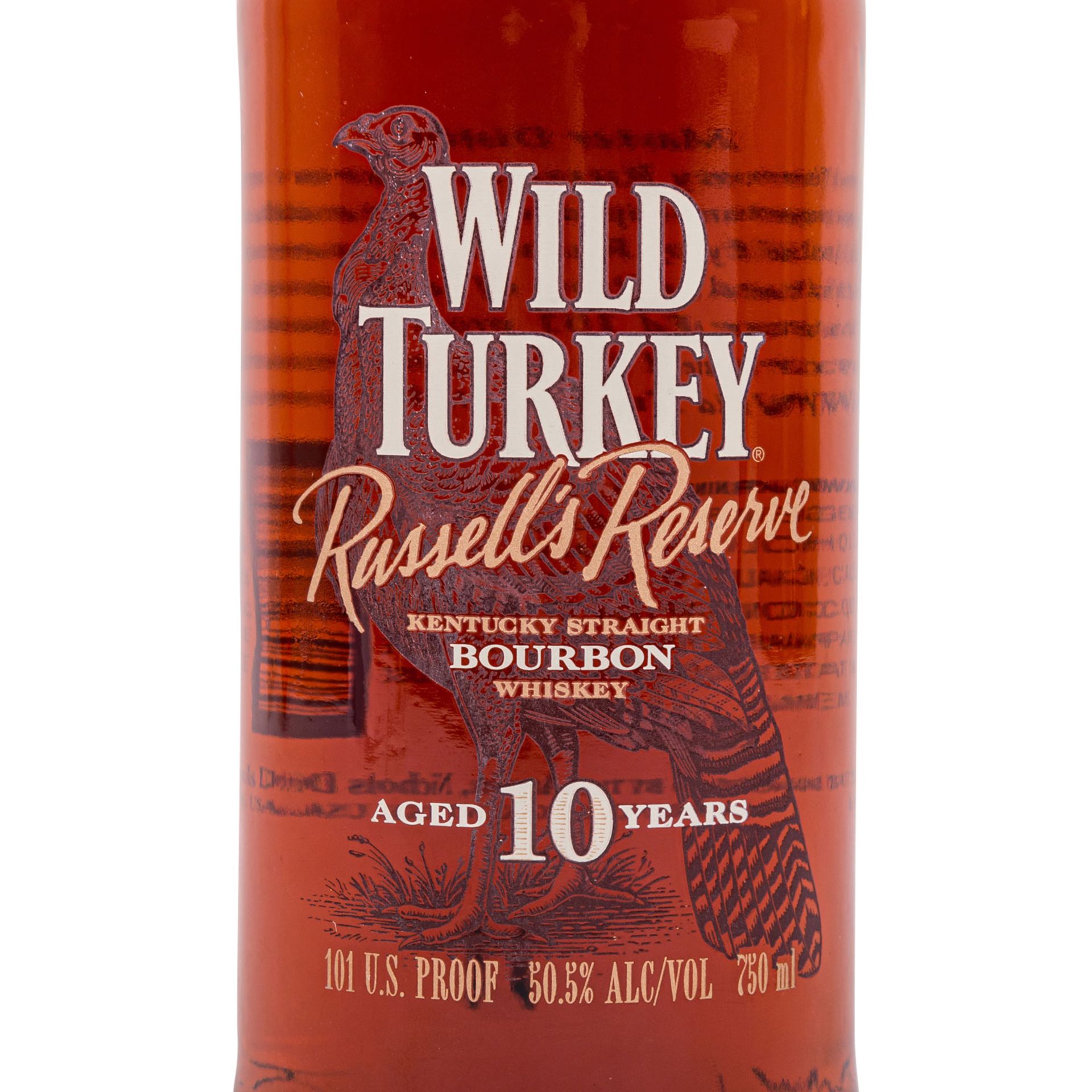 WILD TURKEY RUSSELL'S RESERVE Straight Bourbon Whiskey "Aged 10 Years" - Bild 2 aus 5
