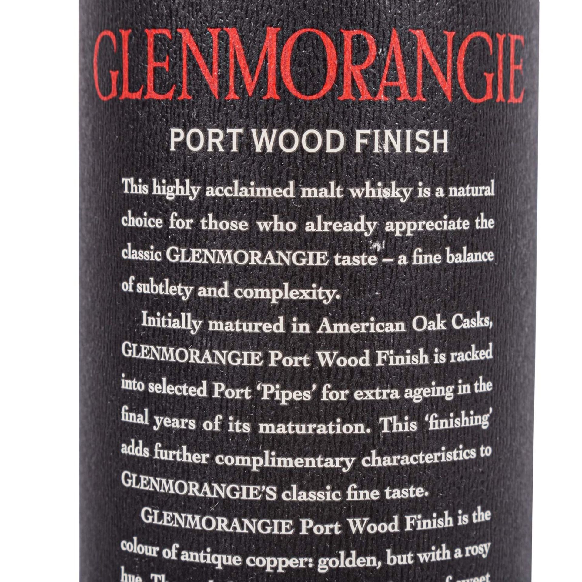 GLENMORANGIE PORT WOOD FINISH Single Malt Scotch Whisky - Bild 7 aus 7