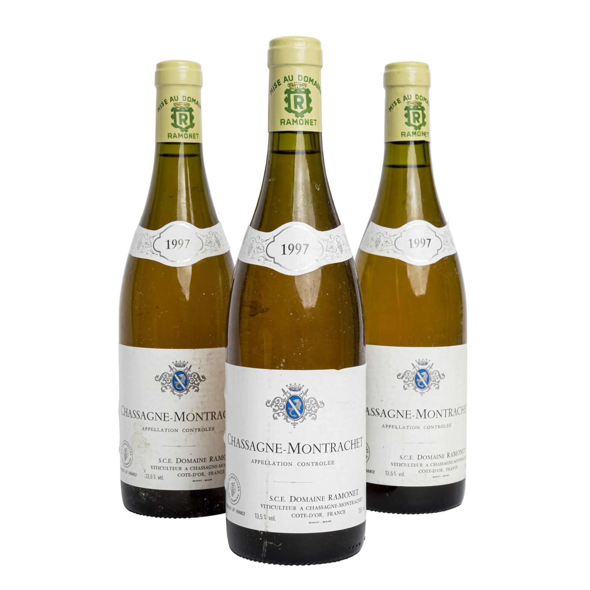 DOMAINE RAMONET 3 Flaschen CHASSAGNE MONTRACHET 1997