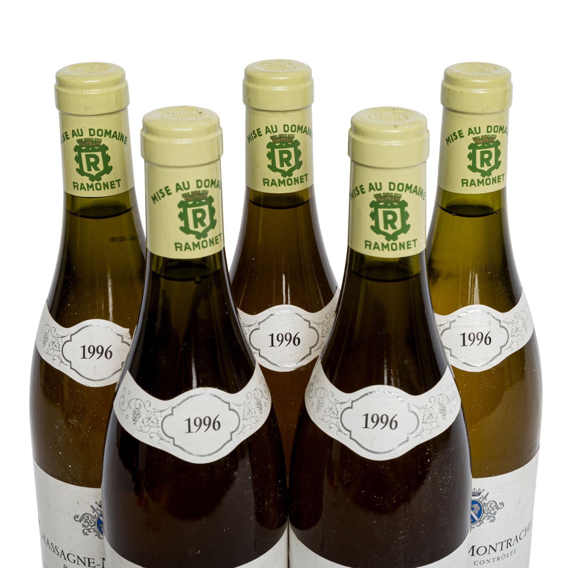 DOMAINE RAMONET 5 Flaschen CHASSAGNE MONTRACHET 1996 - Image 2 of 3