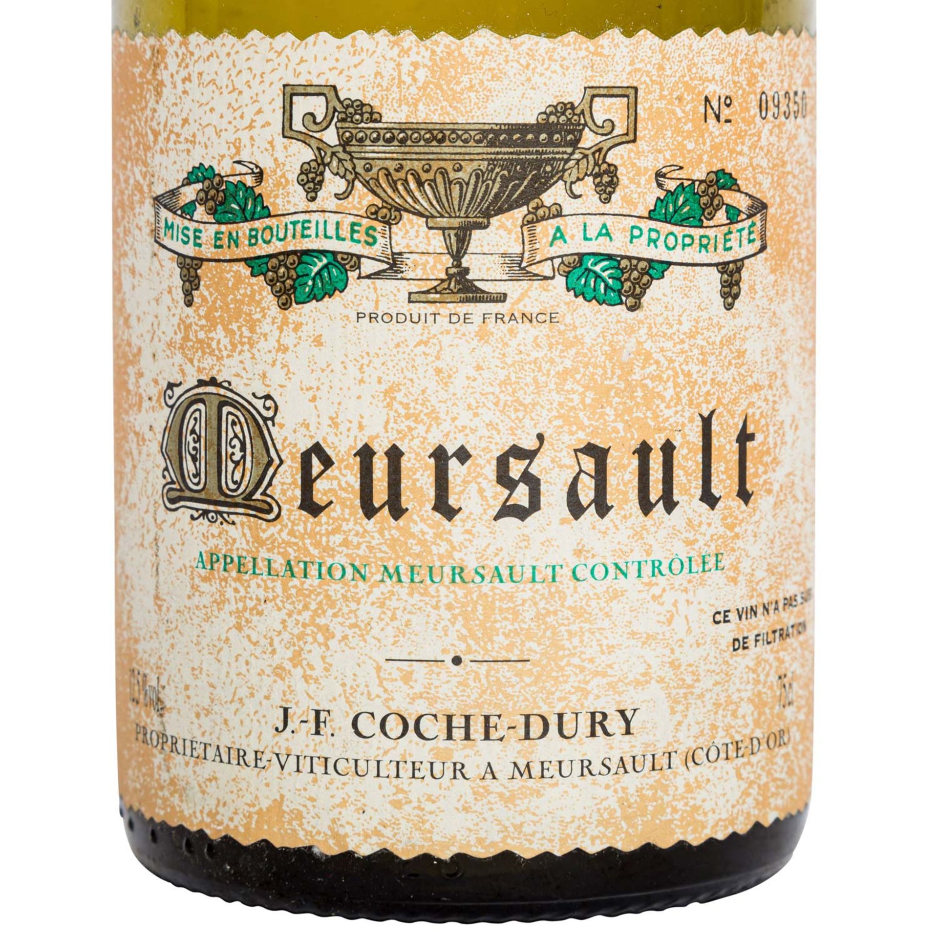 J.F. COCHE DURY 1 Flasche MEURSAULT 1997 - Bild 2 aus 4