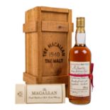 MACALLAN Single Highland Malt Scotch Whisky "Red Ribbon" 1940, 41 years,