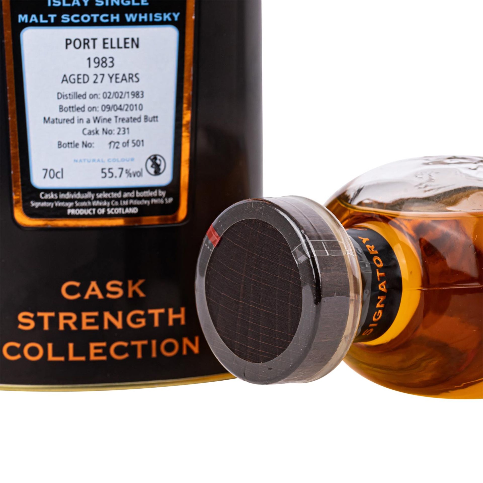 PORT ELLEN Single Malt Scotch Whisky SIGNATORY VINTAGE 1983 - Image 3 of 3