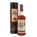 WILD TURKEY Straight Bourbon Whiskey "Aged 12 Years"