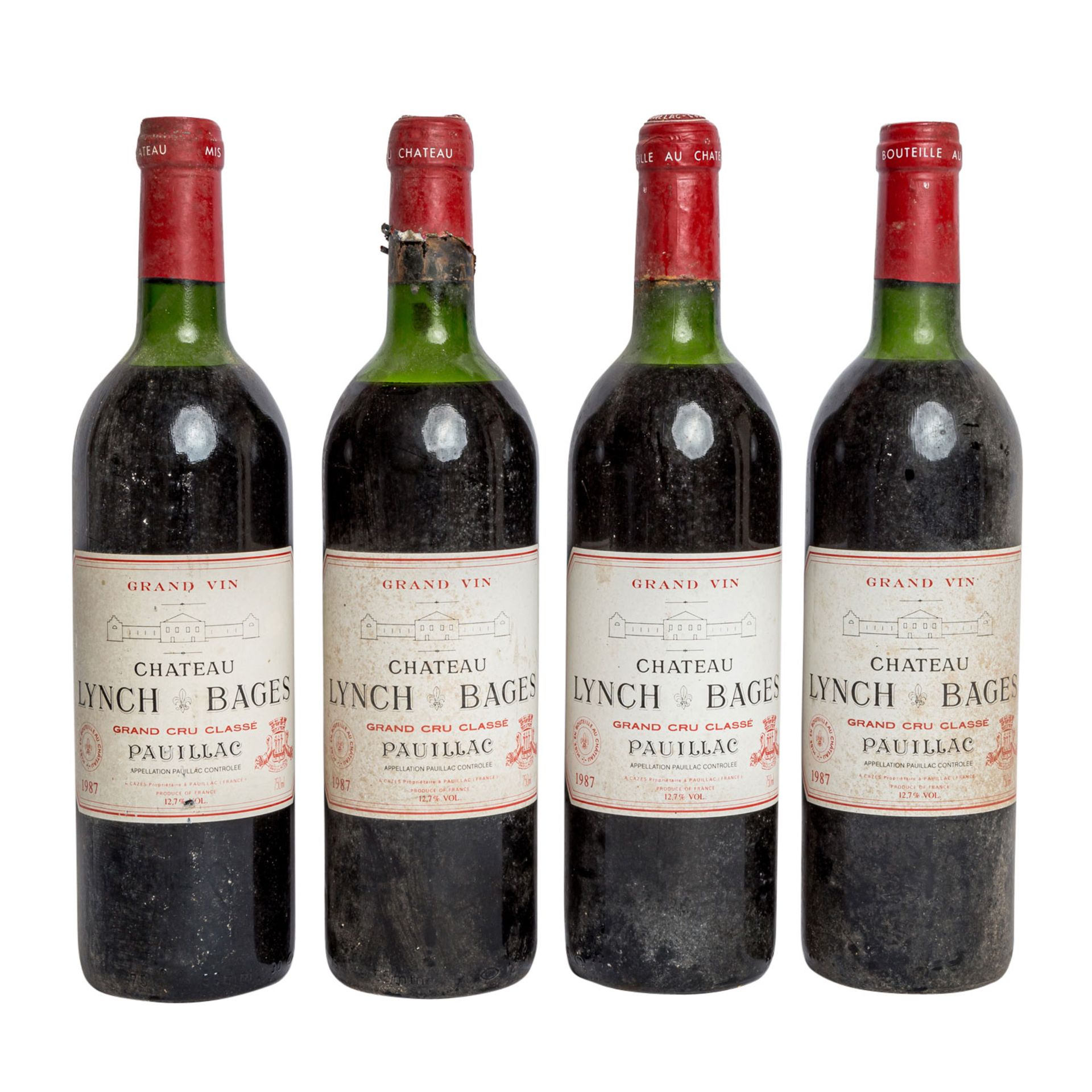 CHÂTEAU LYNCH BAGES 4 Flaschen PAUILLAC 1987