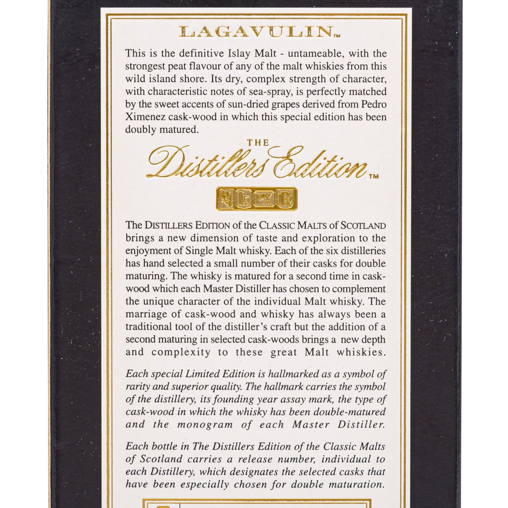 LAGAVULIN DISTILLERS EDITION Single Islay Malt Whisky 1991 - Bild 8 aus 9