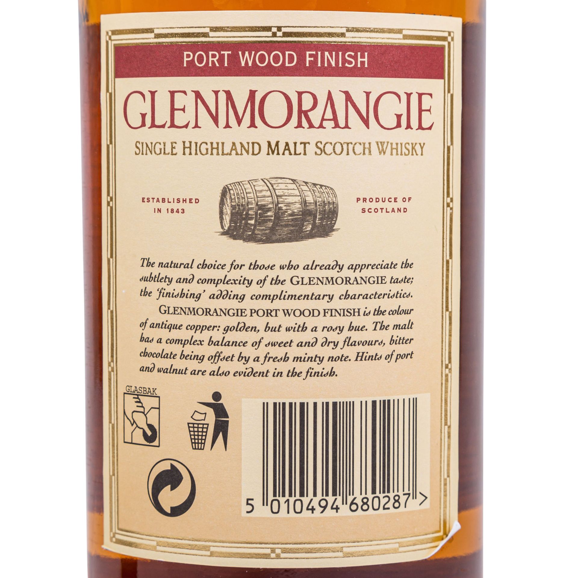 GLENMORANGIE PORT WOOD FINISH Single Malt Scotch Whisky - Bild 4 aus 7