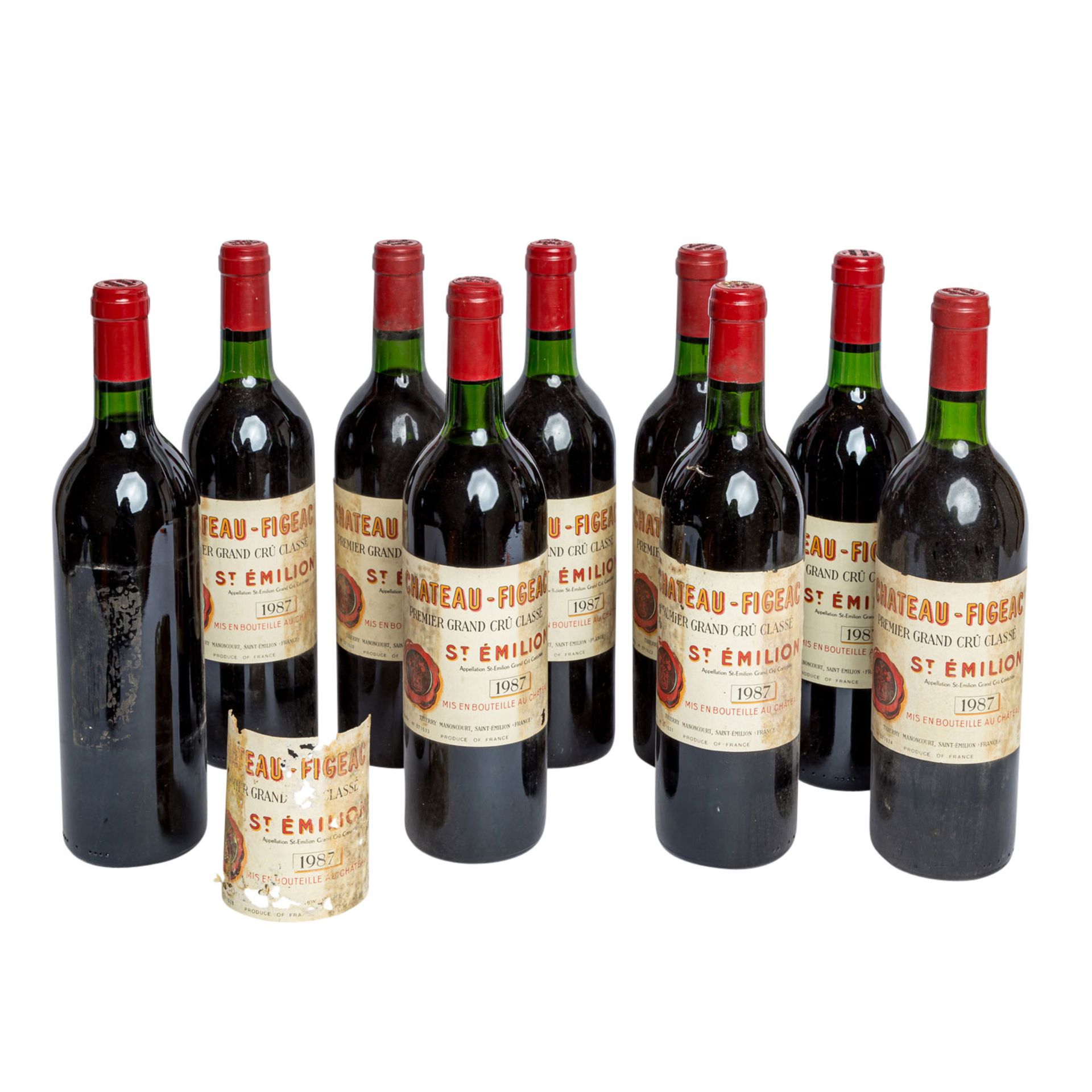 CHÂTEAU-FIGEAC 10 Flaschen ST.ÉMILION 1987