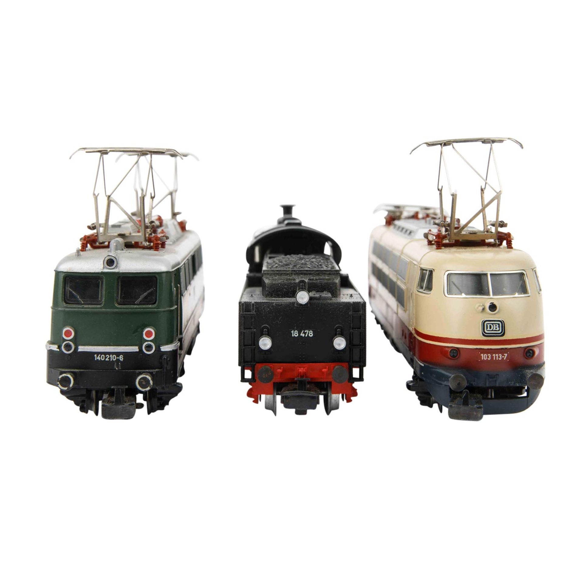 MÄRKLIN 3-tlg Konvolut Lokomotiven, Spur H0, - Bild 4 aus 5