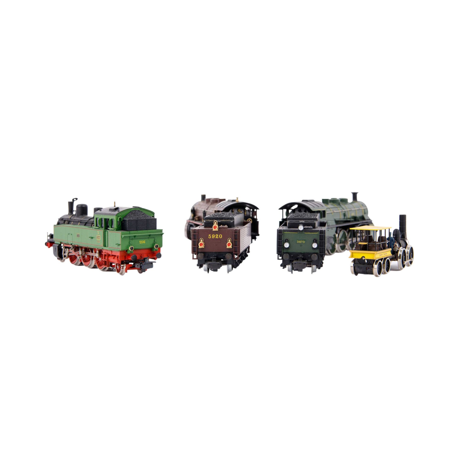 u.a. MÄRKLIN 4-tlg Konvolut aus 3 Lokomotiven und 1 Lokomobil, Spur H0, - Image 3 of 4
