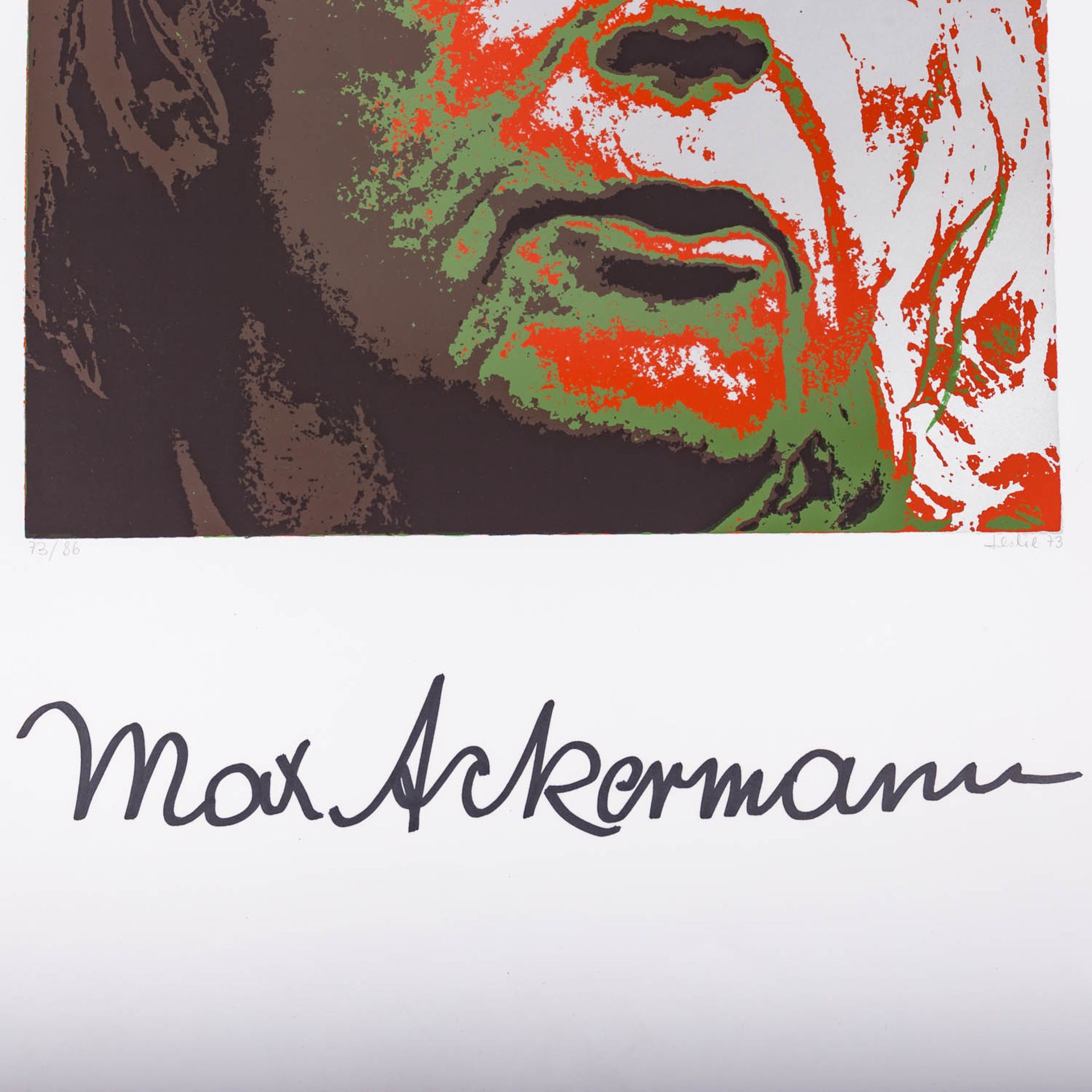LESLIE (Künstler/in 20. Jh.), 'Max Ackermann', - Image 3 of 7
