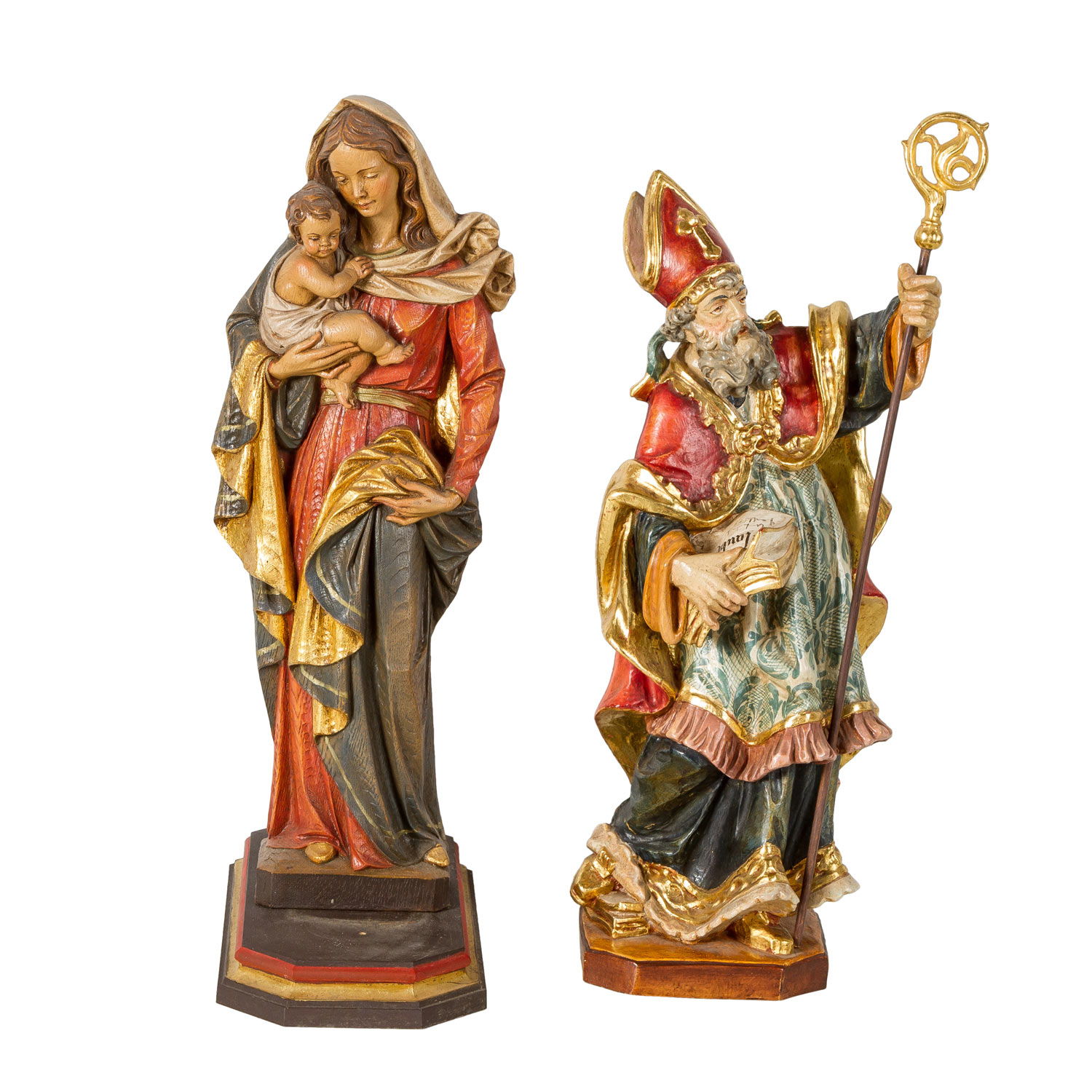 GRUPPE VON VIER RELIGIÖSEN FIGUREN - Image 8 of 14