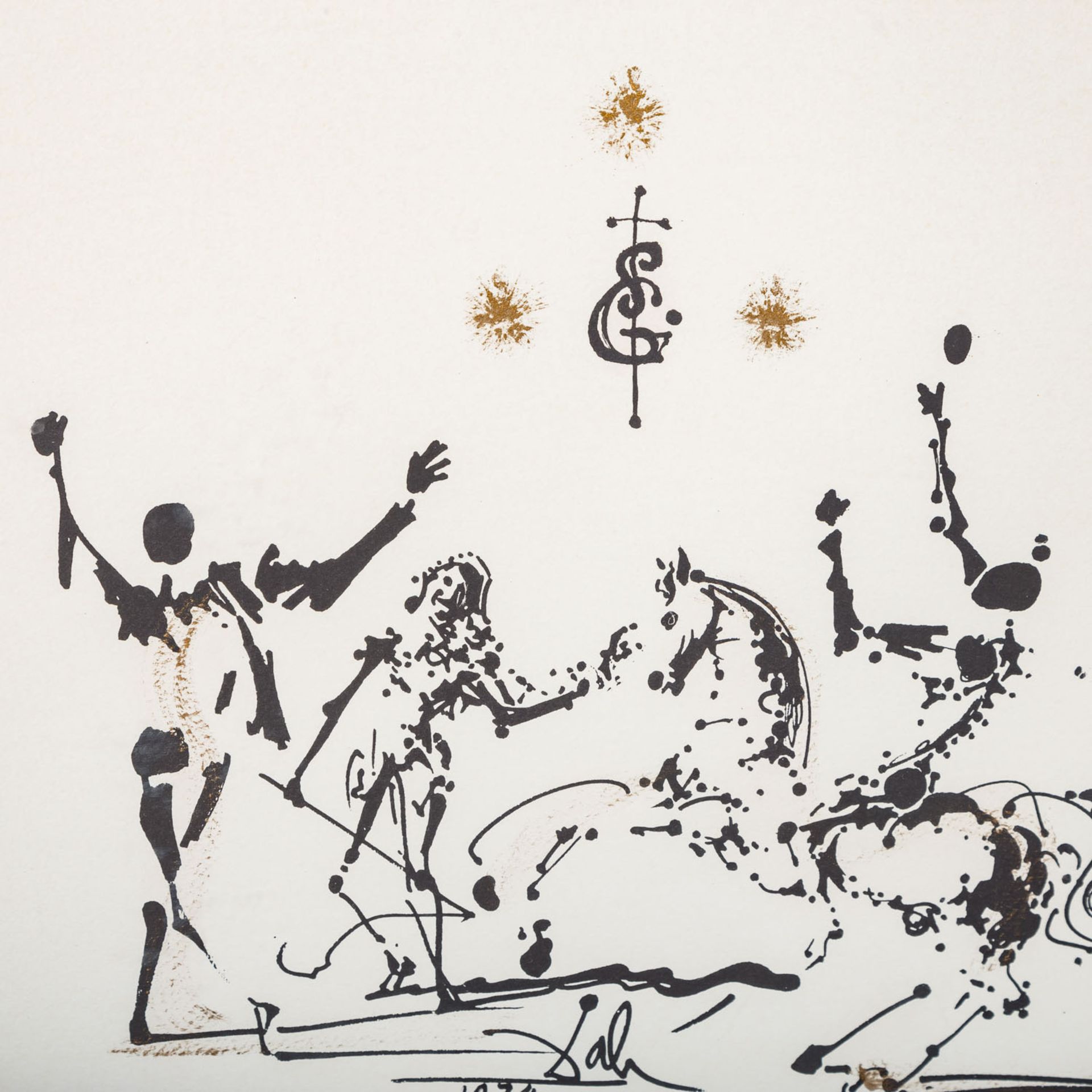 DALI, SALVADOR (1904-1989), "Die glorreichen Reiter", 1974, - Bild 5 aus 7