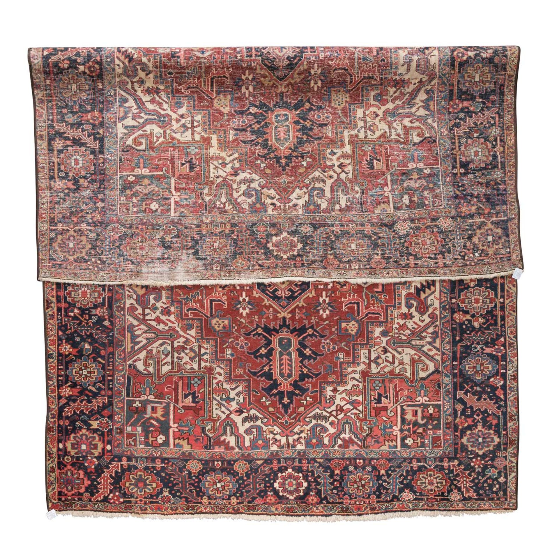 Orientteppich. HERIZ/IRAN, 1950er Jahre, 368x255 cm. - Image 2 of 5