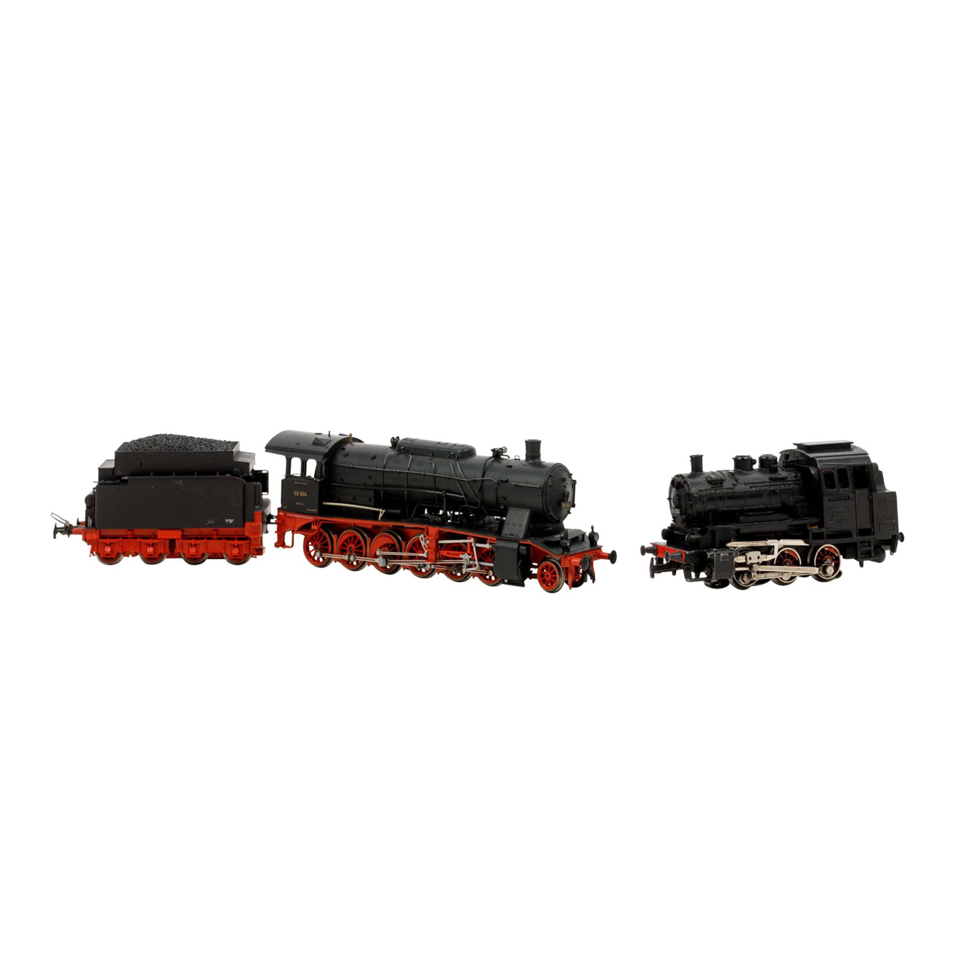 MÄRKLIN/RIVAROSSI Konvolut aus Starter Set 2943 und 2 Dampflokomotiven, Spur H0, - Bild 3 aus 4