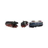 MÄRKLIN 3-tlg Konvolut Lokomotiven, Spur H0,