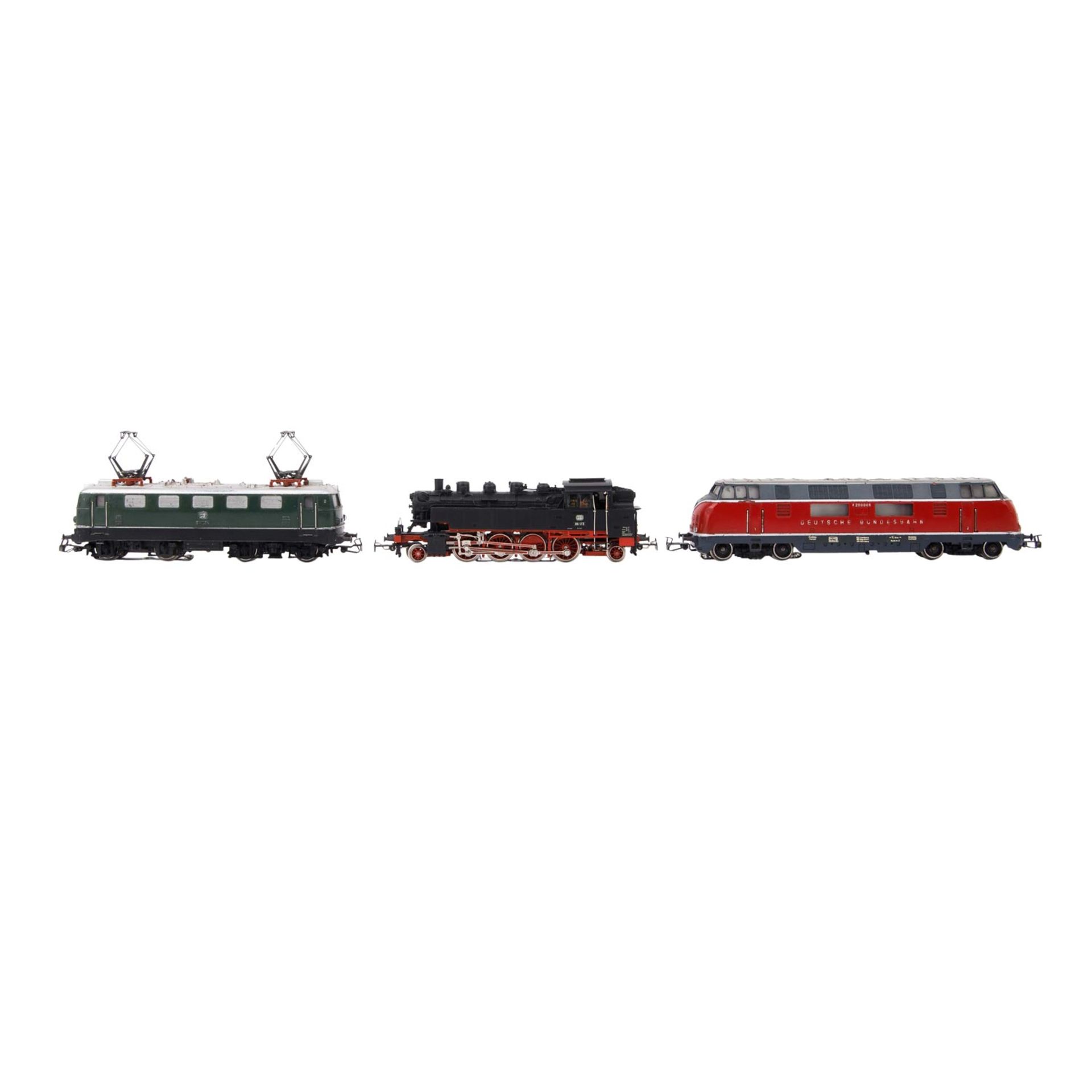 MÄRKLIN 3-tlg Konvolut Lokomotiven, Spur H0, - Bild 4 aus 6