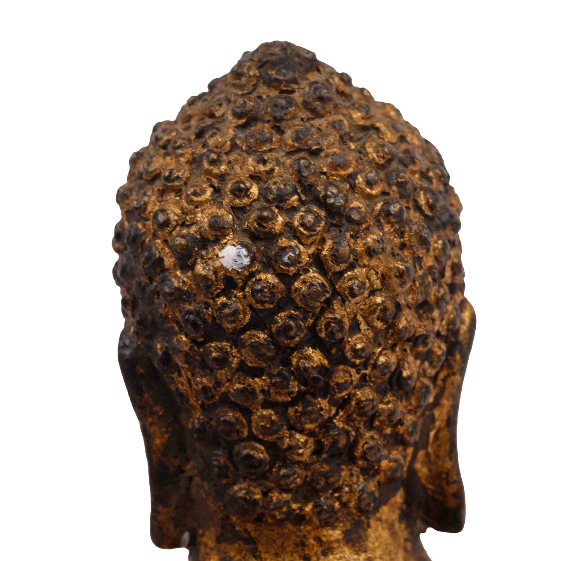 Buddha aus Bronze. THAILAND, 1880-1900. - Bild 10 aus 12