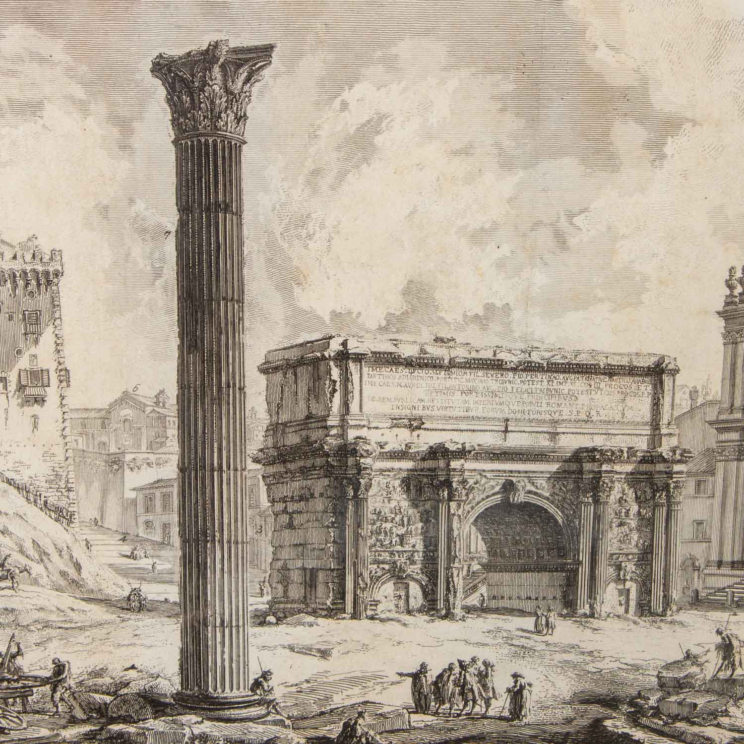 PIRANESI, GIOVANNI BATTISTA (1720-1778), "Arco di Settimio Severo", - Image 4 of 5