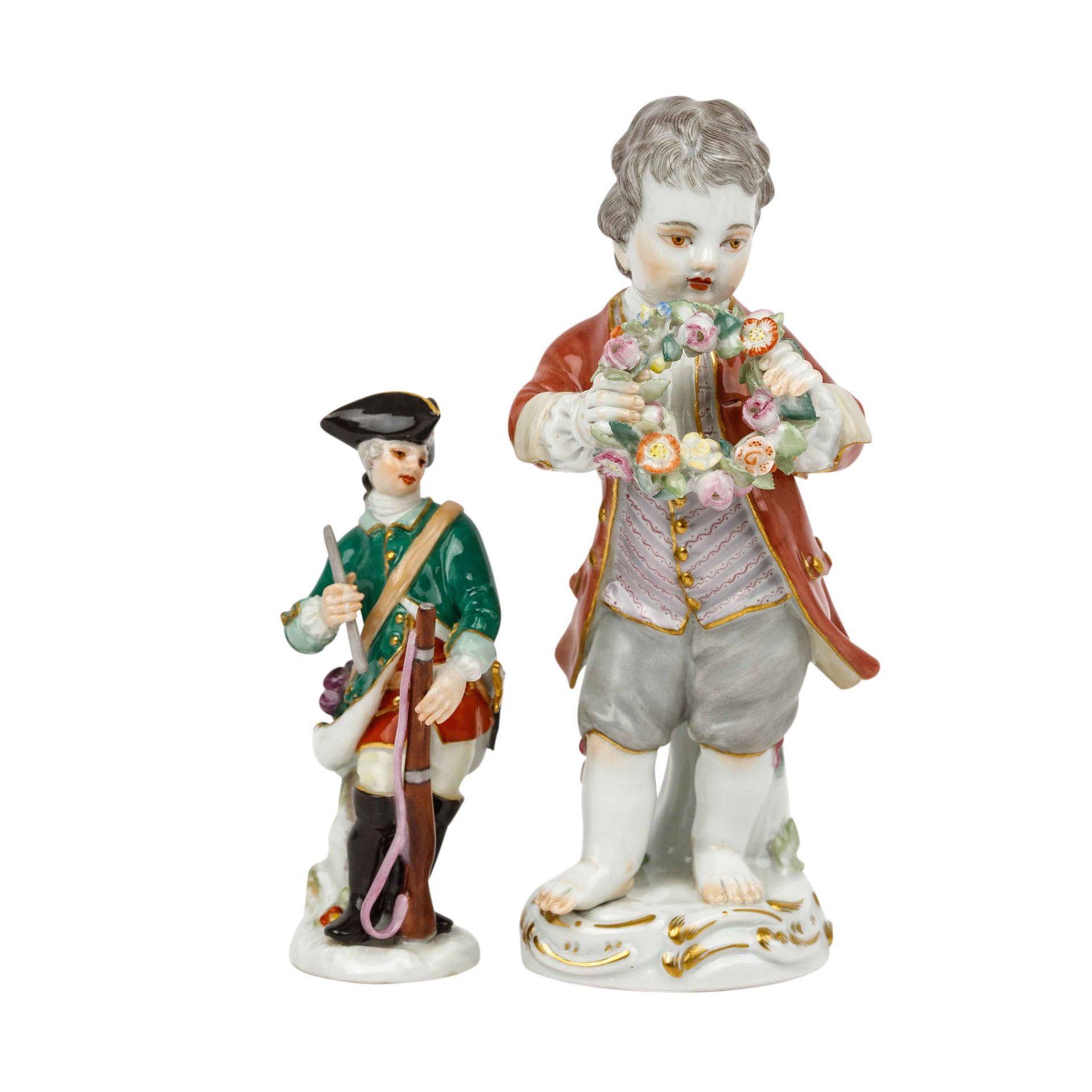 MEISSEN zwei Figuren, 20. Jh