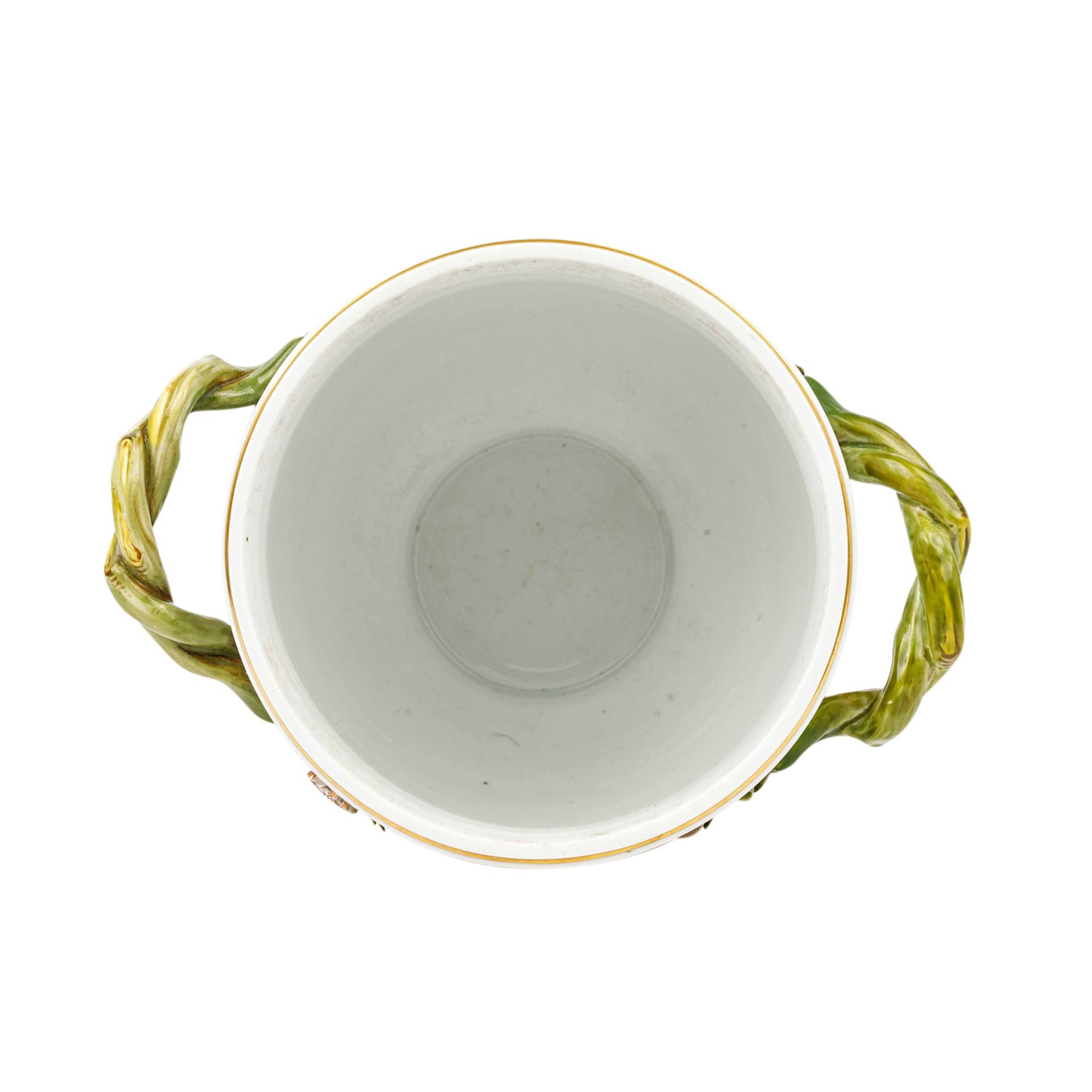 MEISSEN Cachepot, 1860-1924, - Image 9 of 11