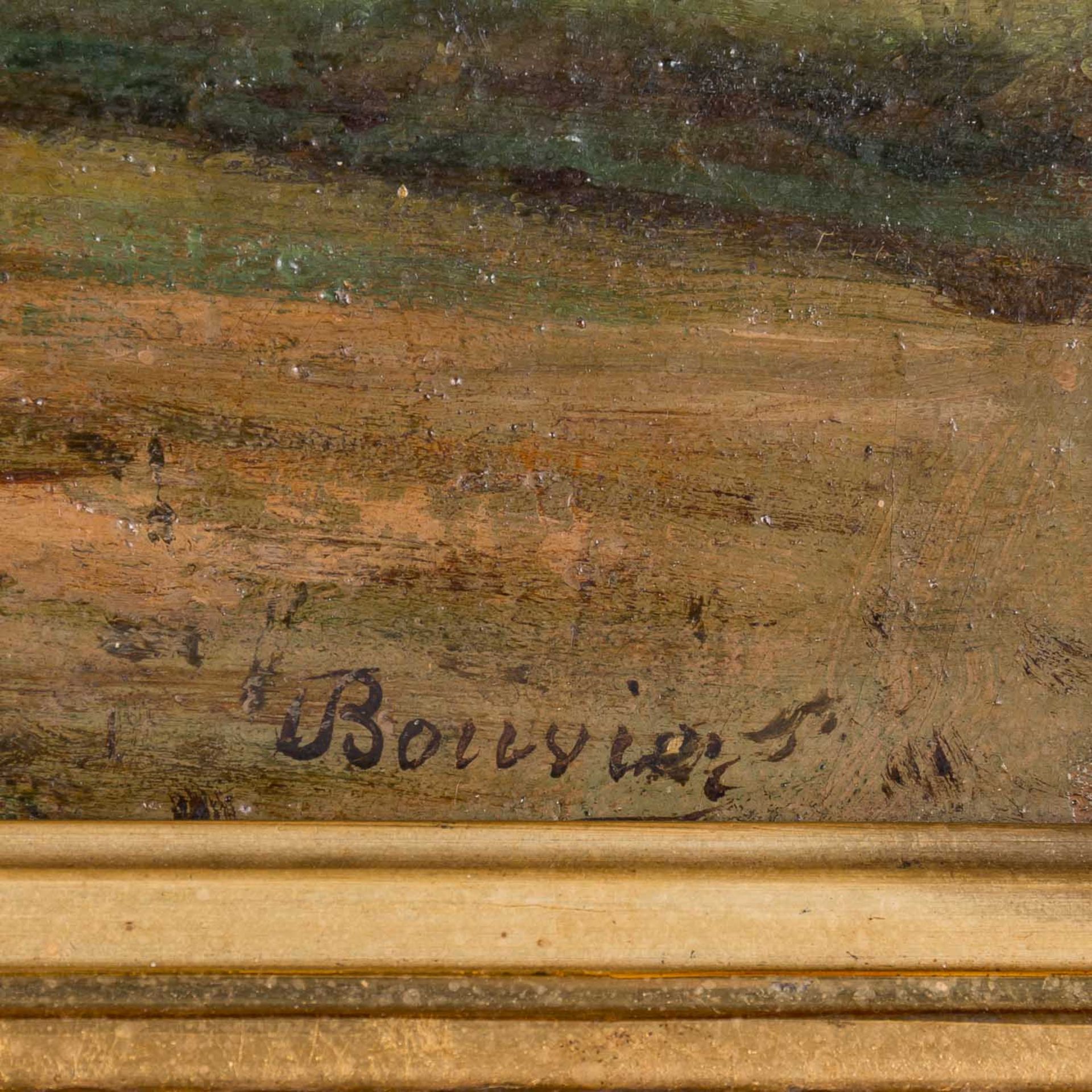 BOUVIER, ARTHUR (1837-1921) "Landschaft" - Image 3 of 6