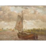 ONNEN, GERRIT (1873-1948), "Boote auf dem Bodden",