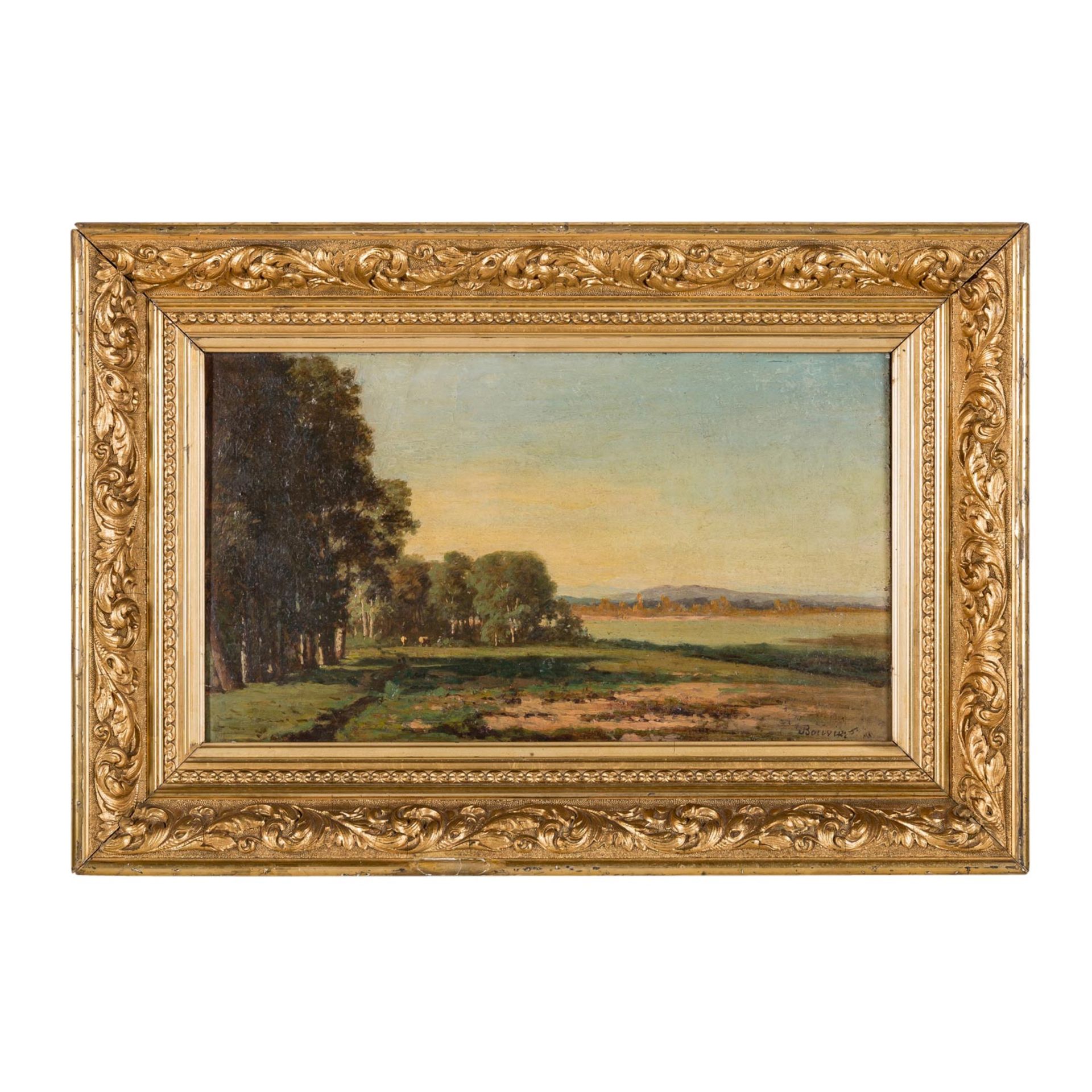 BOUVIER, ARTHUR (1837-1921) "Landschaft" - Image 2 of 6
