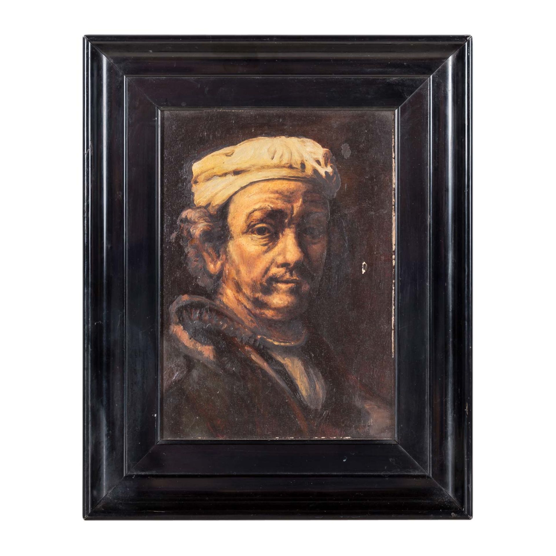REMBRANDT van RIJN, NACH (Kopist 1. Hälfte 20. Jh.), "Portrait Rembrandts", - Image 2 of 6