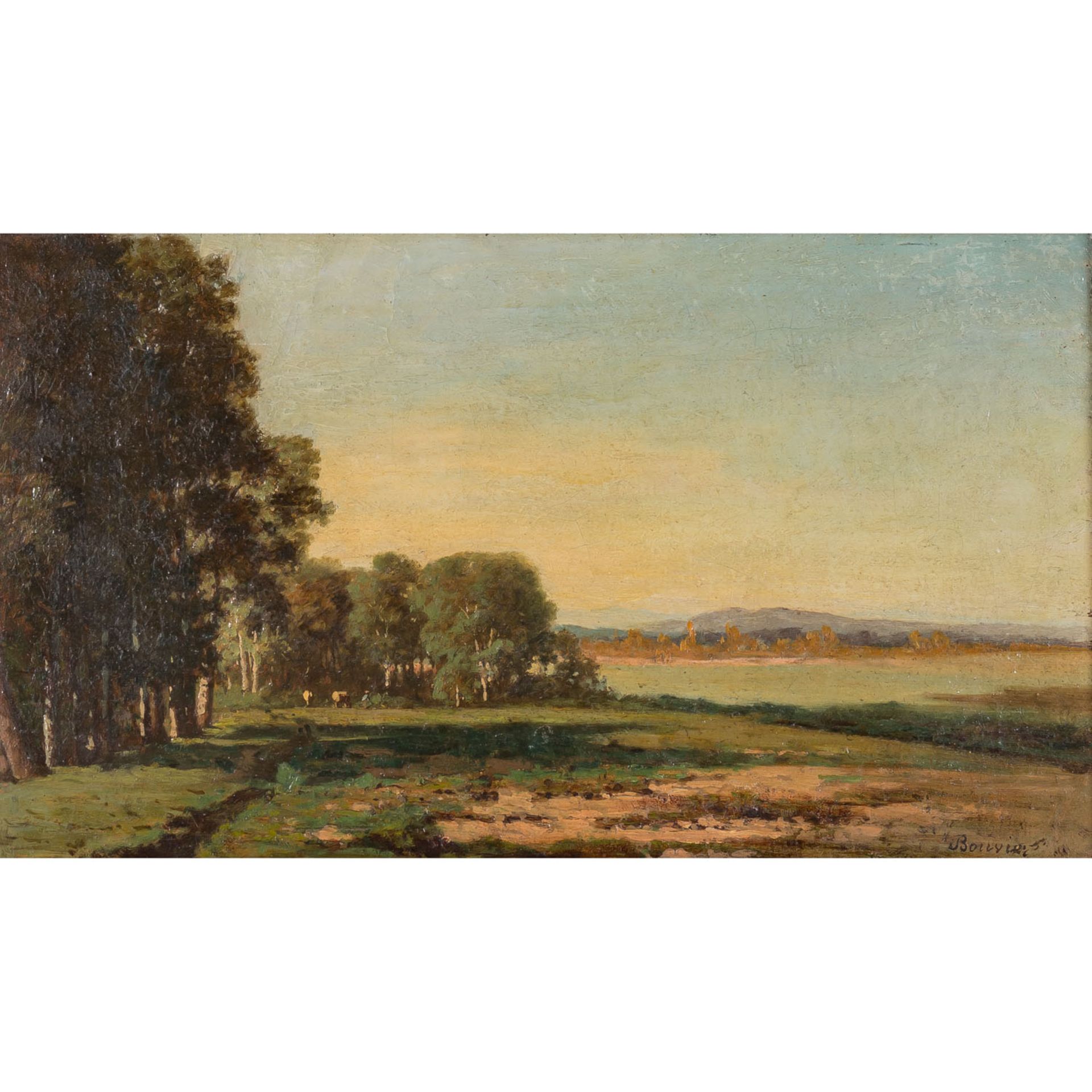 BOUVIER, ARTHUR (1837-1921) "Landschaft"