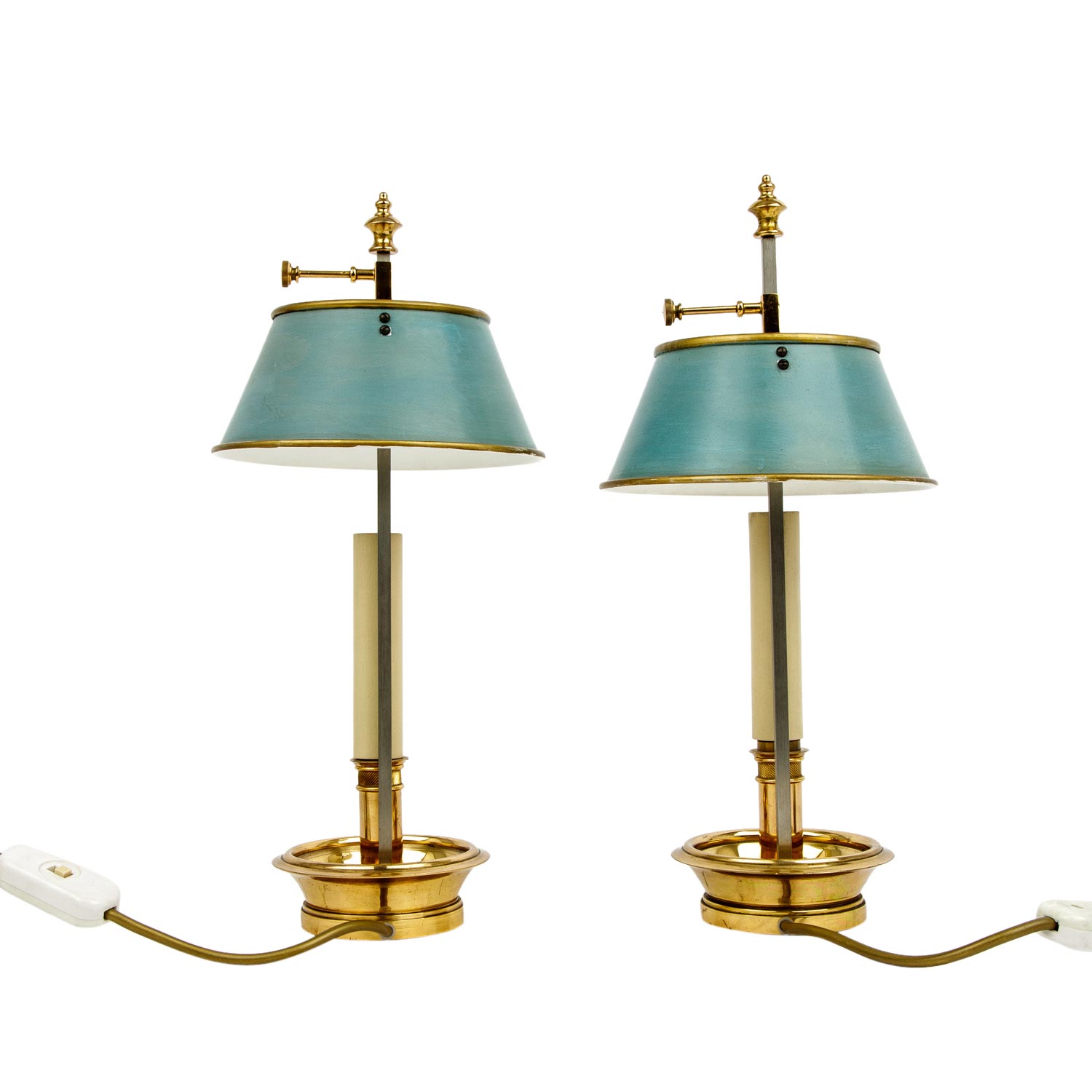 Paar kleine Bouillotte Lampen - Image 2 of 11