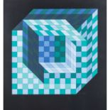 VASARELY, VICTOR (1906-1997) "Tri-Axo"