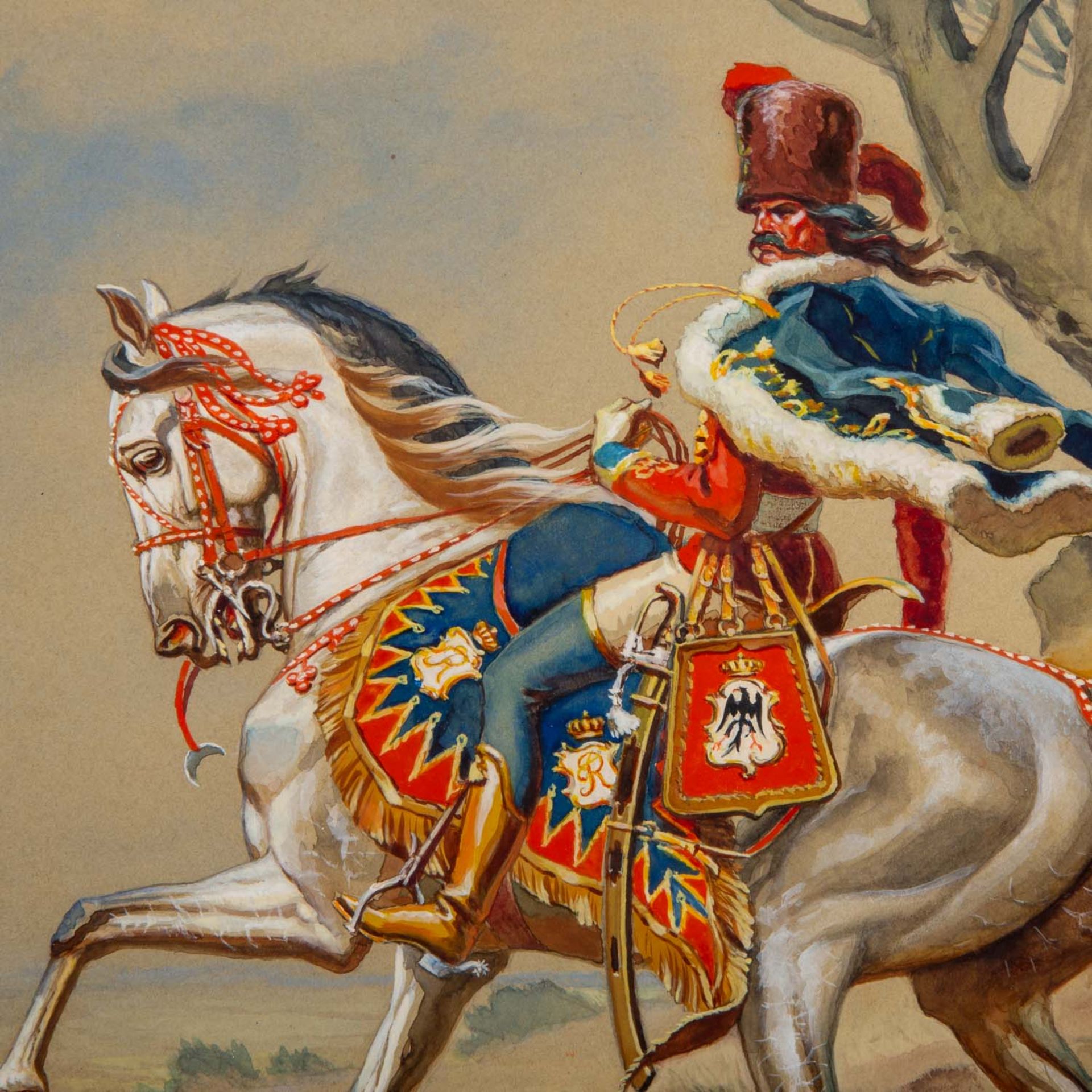 KÄRNER, THEODOR (1884-1966), "Königlich Preußische Reiter zu Pferd",  - Bild 4 aus 7