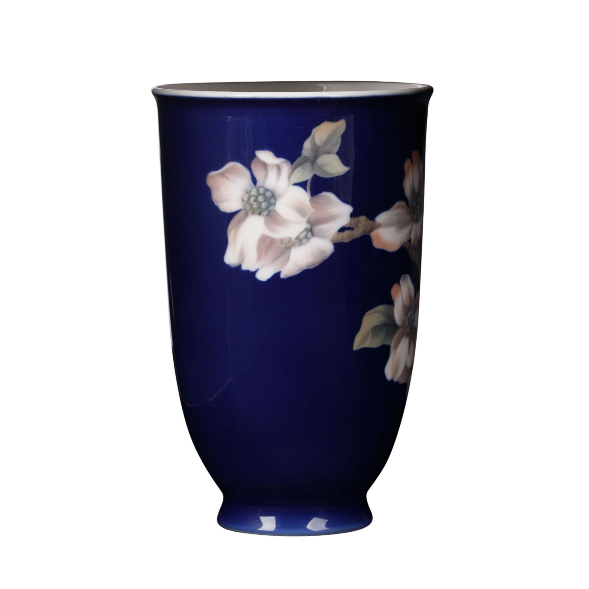 ROYAL COPENHAGEN Vase 'Magnolien', Marke von 1969-1974. - Bild 4 aus 6