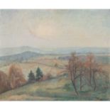 STRICH-CHAPELL, WALTER (1877-1960), "Schwäbische Landschaft", 1953,