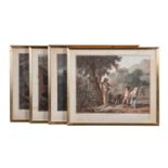 DESCOURTIS, CHARLES MELCHIOR (1753-1820), 4 Szenen aus "Paul et Virginie",