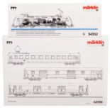 MÄRKLIN 2-tlg Konvolut aus Lok und Wagenset, Spur H0,