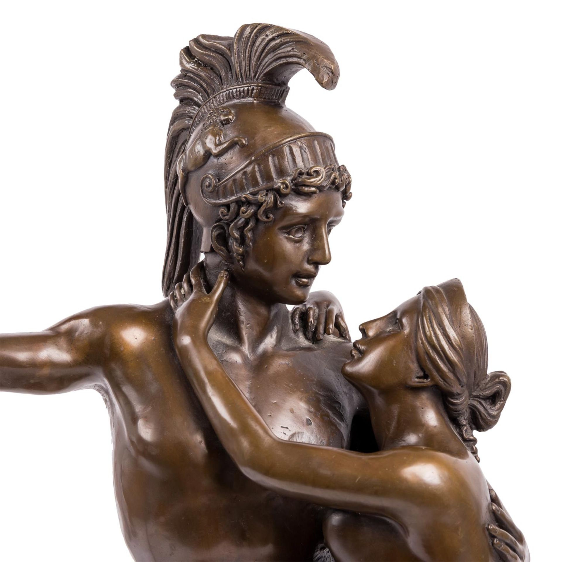 GROßE BRONZEGRUPPE "Aphrodite und Ares" - Bild 7 aus 9