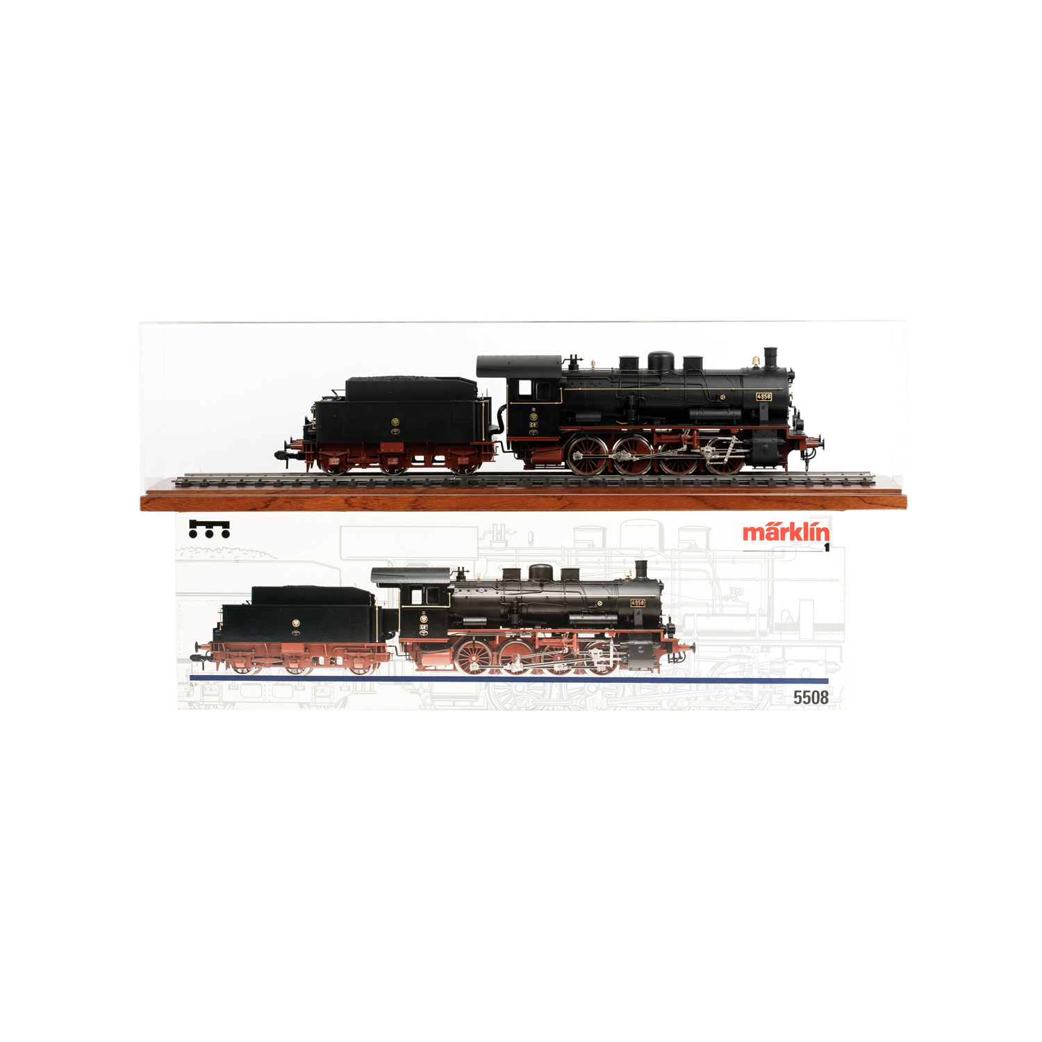 MÄRKLIN Schlepptenderlok 5508 der KPEV, Spur 1,