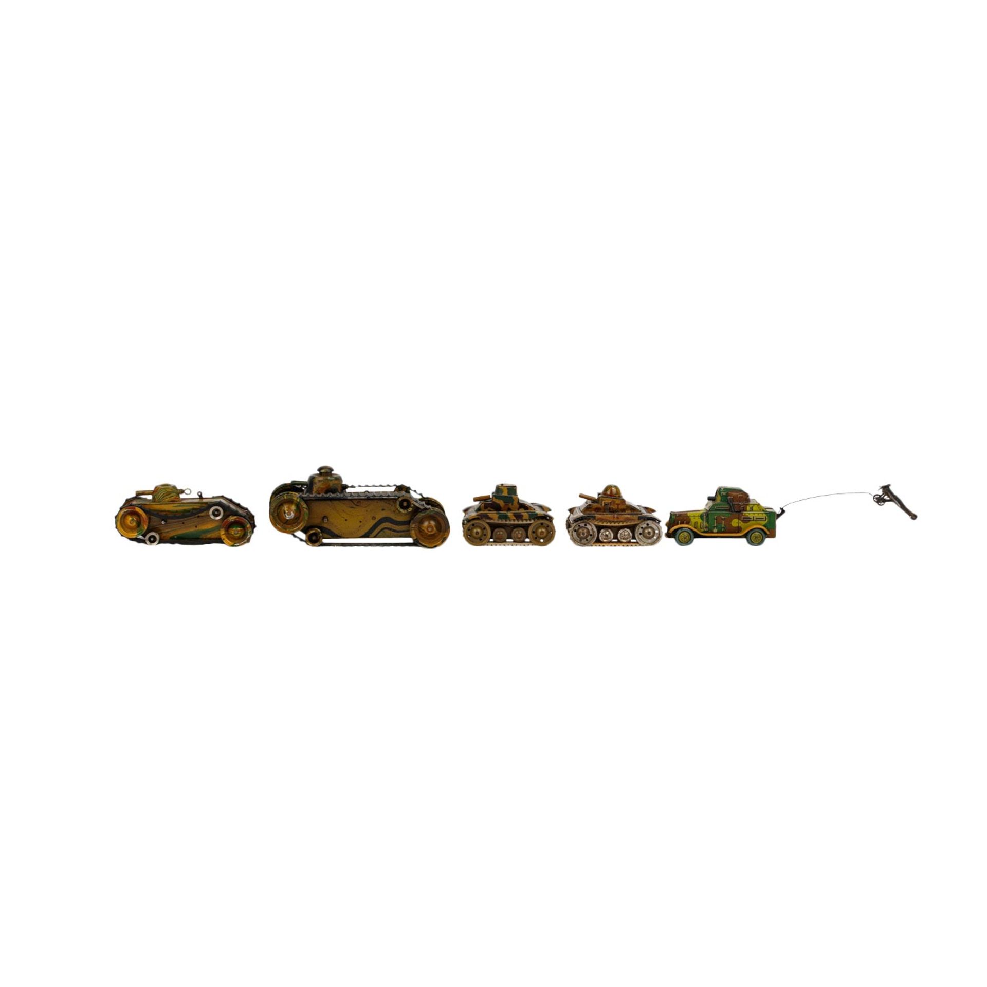 ARNOLD/GAMA 5-tlg Konvolut Panzer, - Image 3 of 8