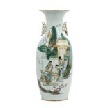 Vase aus Porzellan. CHINA, Qing-Dynastie (1644-1912).