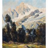PIPPEL, OTTO EDUARD (1878-1960), "Blick auf den Mont Blanc", 20. Jh.,