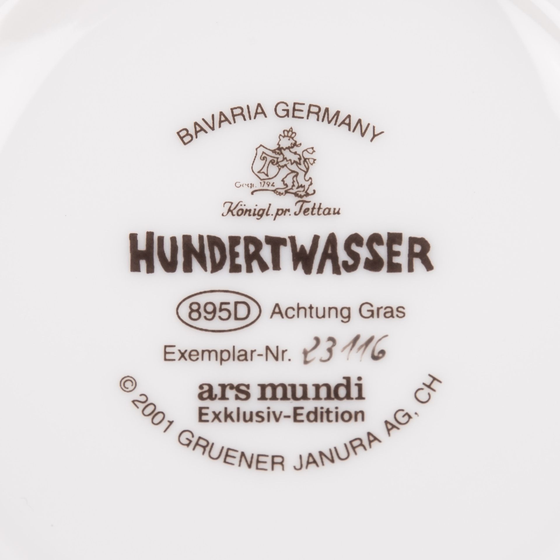 TETTAU "Friedensreich Hundertwasser-Serviceteile" - Image 8 of 8