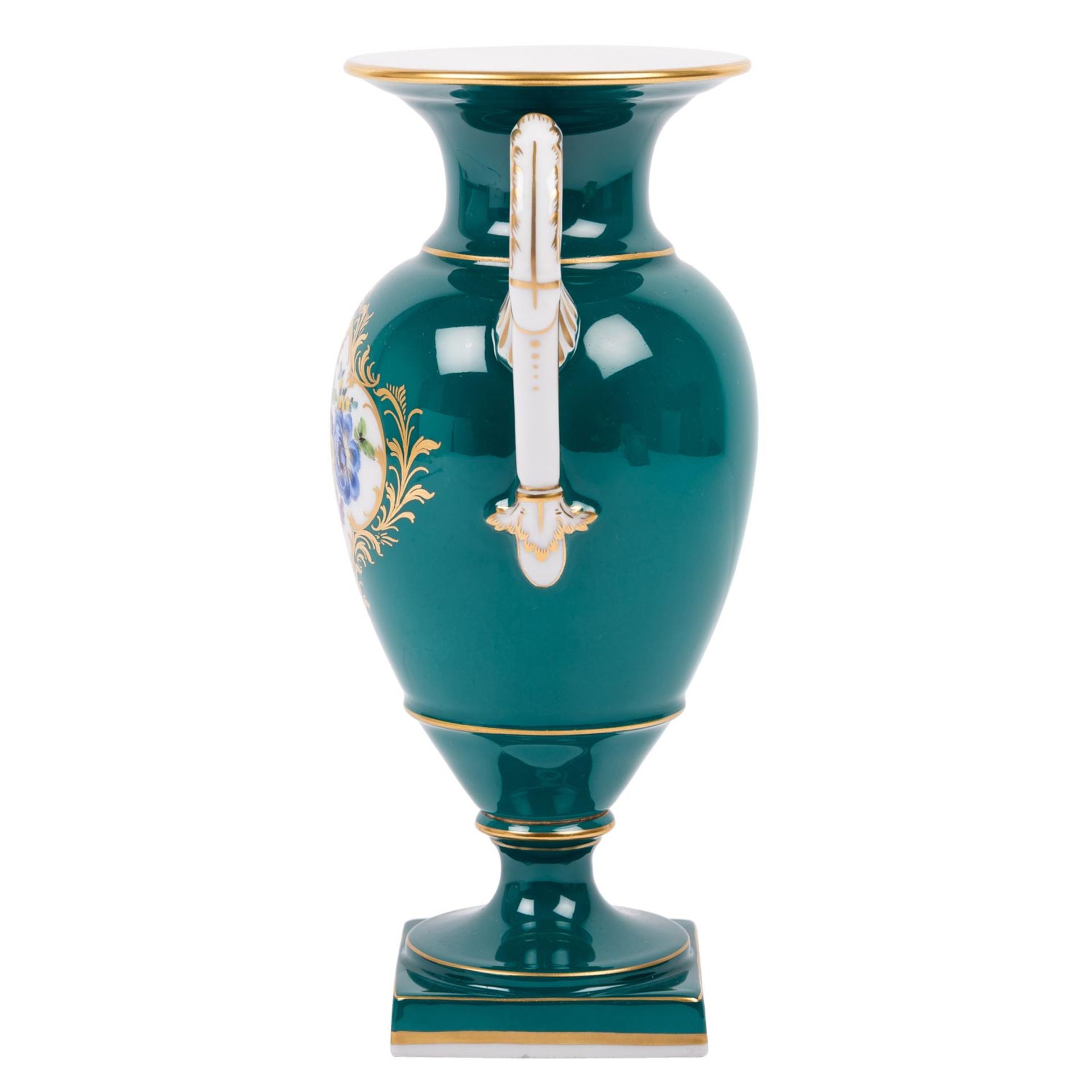 MEISSEN Vase mit Volutenhenkeln, 2. Wahl, 20. Jh. - Image 2 of 7