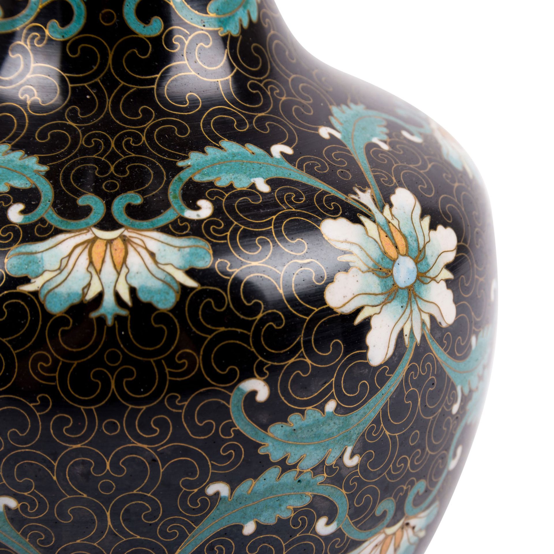 Cloisonné-Vase. CHINA, 20. Jh., - Image 5 of 5