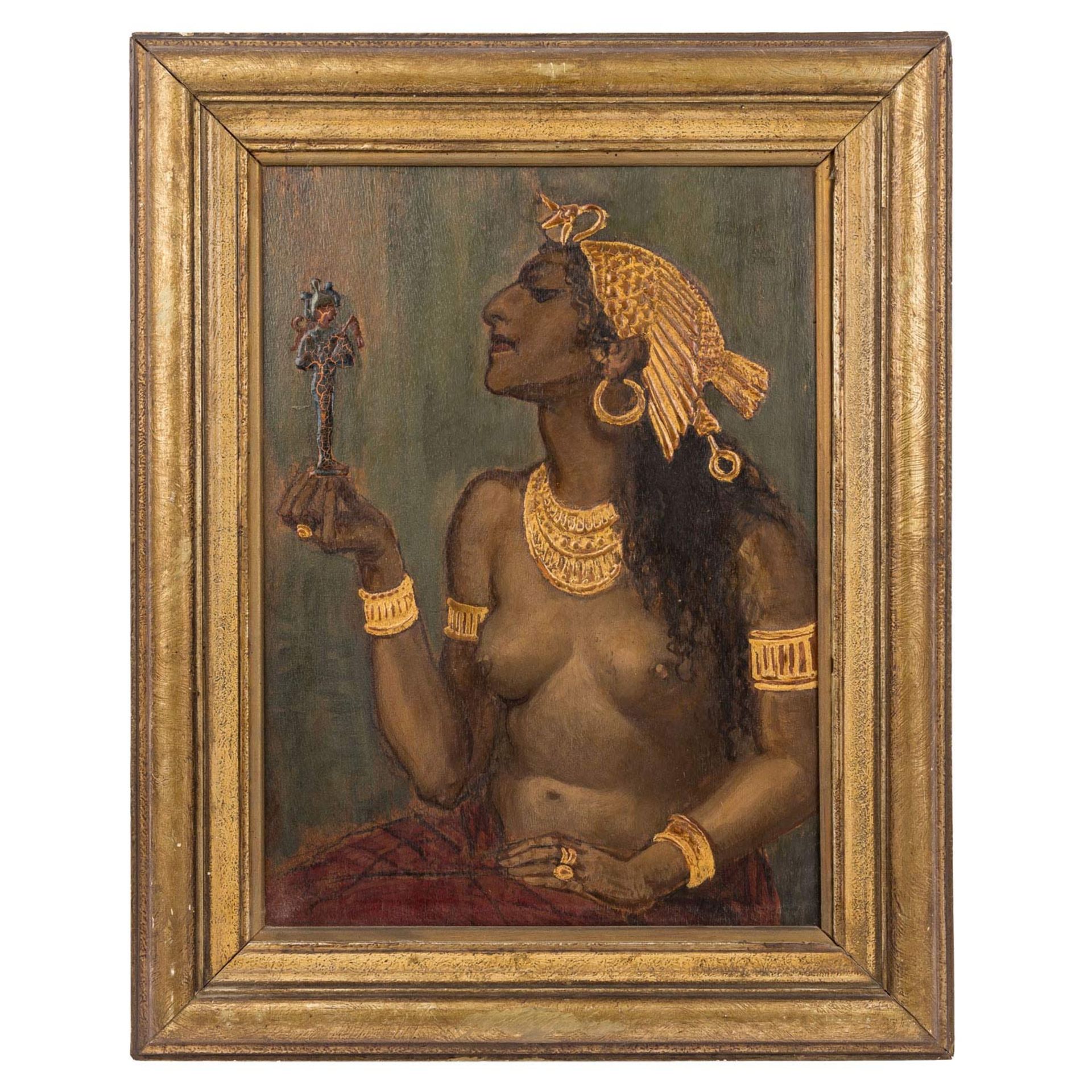 BERGER, ERNST (zugeschrieben) 1857-1919 "Studie zur Cleopatra" - Image 2 of 3