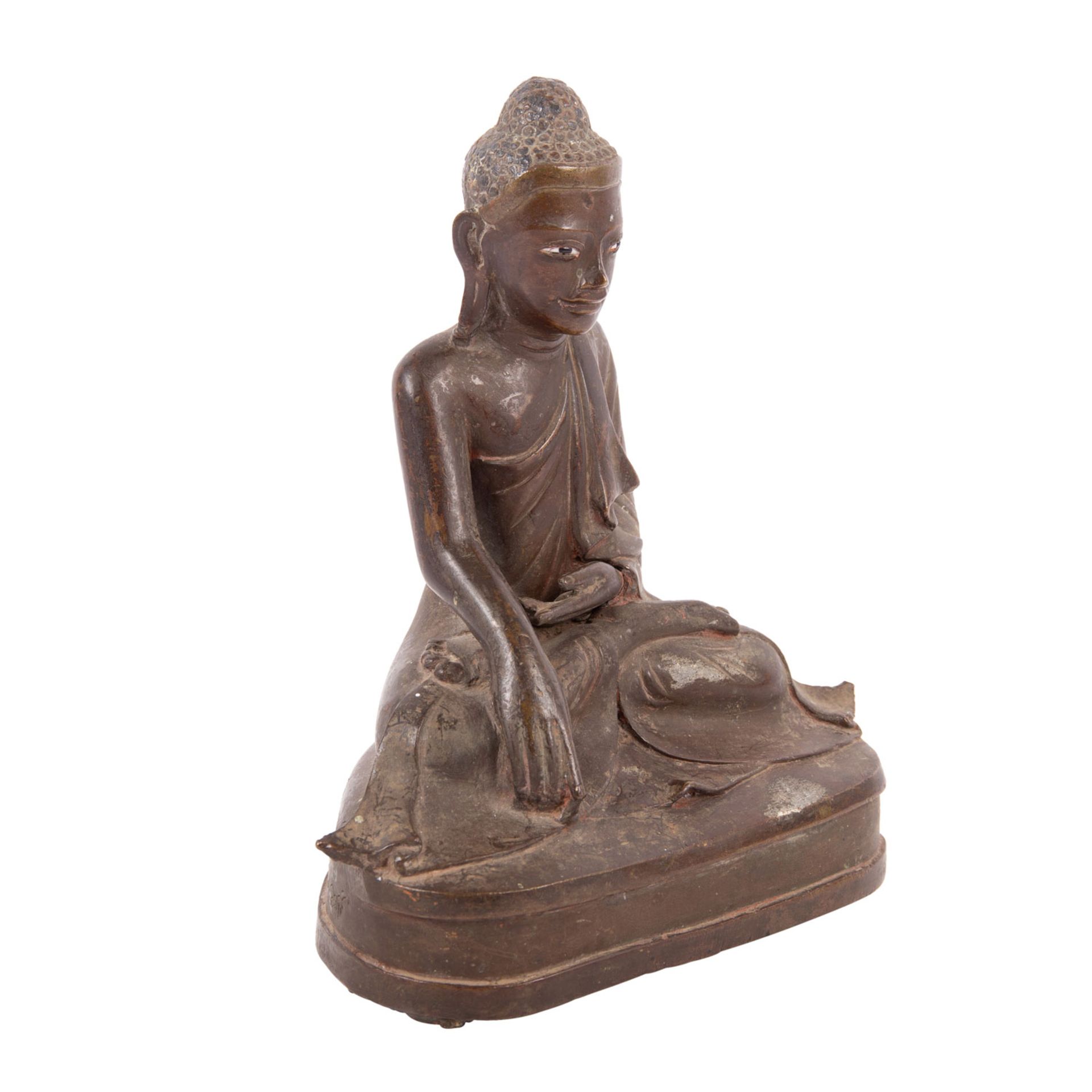 Buddha aus Bronze. THAILAND, 19. Jh. - Image 3 of 11