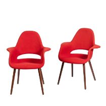 EERO SAARINEN & CHARLES EAMES "Zwei Organic Conference-Chair" Design des 20,Jh.